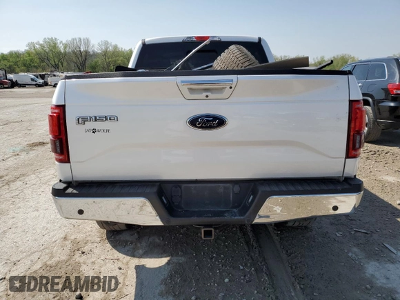 2016 Ford F-150 XLT with VIN 1FTEW1EP8GKF48214, listed as a Copart auction lot 53182175 with Not provided miles and Salvage title. Bid and sale history available at DreamBid. Image 6.