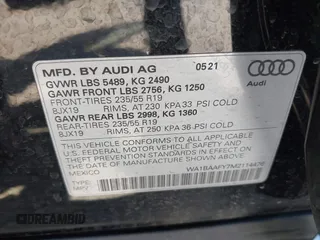 2021 Audi Q5 Premium Plus z VIN WA1BAAFY7M2114476, wystawiony jako IAAI lot #42063790 z przebiegiem 44 945 mil mil oraz . Historia ofert i sprzedaży dostępna na DreamBid. Obrazek 9.
