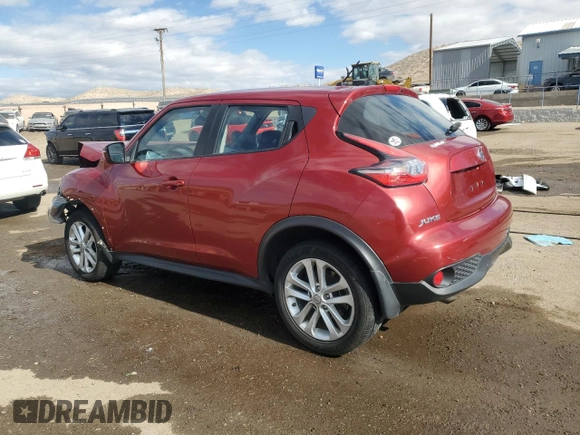 2016 Nissan Juke S with VIN JN8AF5MR9GT609268, listed as a Copart auction lot 42554975 with Not Provided miles and Salvage Title. Bid and sale history available at DreamBid. Image 2.
