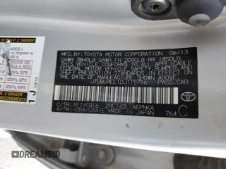 2013 Toyota Corolla L with VIN JTDBU4EE1DJ115716, listed as a Copart auction lot 46657615 with 88,742 mi miles and Salvage Title. Bid and sale history available at DreamBid. Image 12.