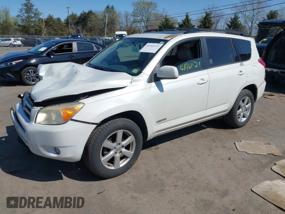 2007 Toyota RAV4 Limited with VIN JTMBD31V875075258, listed as a IAAI auction lot 41941121 with 169,892 mi miles. Bid and sale history available at carsss.com. Image 2.