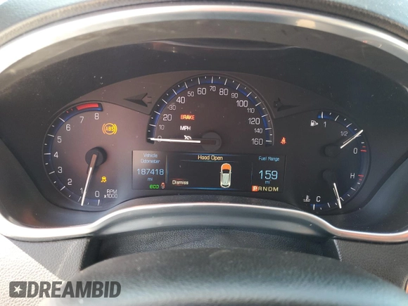 2014 Cadillac SRX Performance Collection with VIN 3GYFNCE38ES579877, listed as a Copart auction lot 55495715 with 187,418 mi miles and Clean Title. Bid and sale history available at carsss.com. Image 9.