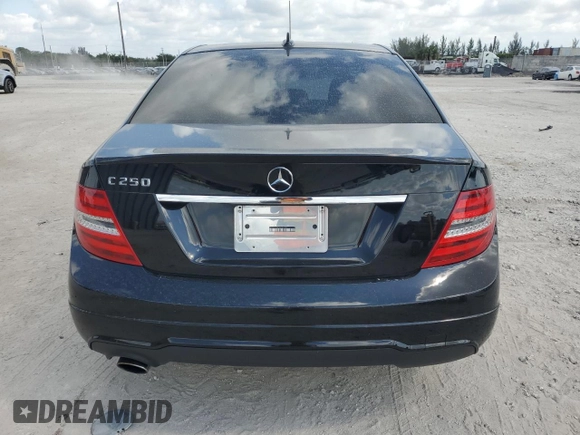 2014 Mercedes-Benz C-Class C 250 Sport with VIN WDDGF4HBXEA962789, listed as a Copart auction lot 52615585 with 12,177 mi miles and Salvage Title. Bid and sale history available at carsss.com. Image 6.