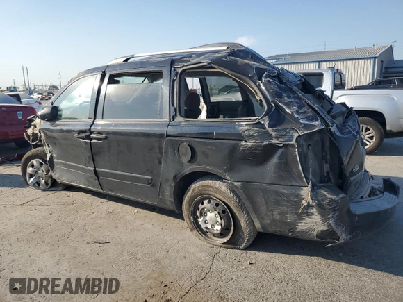 2010 Kia Sedona LX with VIN KNDMG4C35A6327132, listed as a Copart auction lot 75253624 with 271,405 mi miles and Salvage Title. Bid and sale history available at DreamBid. Image 2.