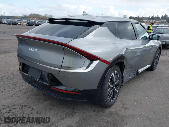 2023 Kia EV6 Wind with VIN KNDC3DLC7P5114527, listed as a IAAI auction lot 41665100 with 8,313 mi miles and . Bid and sale history available at DreamBid. Image 4.