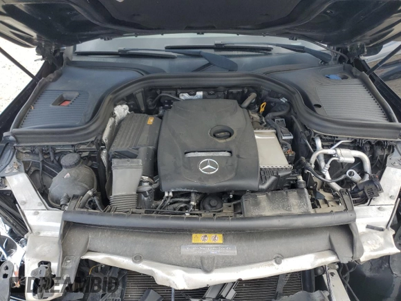 2019 Mercedes-Benz GLC 300 with VIN WDC0G4JBXKV144495, listed as a Copart auction lot 56425665 with 41,687 mi miles and Salvage title. Bid and sale history available at DreamBid. Image 12.