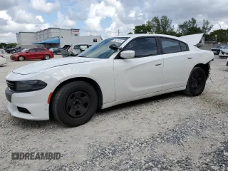 2019 Dodge Charger Police with VIN 2C3CDXAT1KH592384, listed as a Copart auction lot 78213314 with 62,297 mi miles and Non repairable. Bid and sale history available at DreamBid. Image 1.
