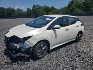 2019 Nissan LEAF SL Plus with VIN 1N4BZ1CP5KC311105, listed as a Copart auction lot 60145625 with 75,025 mi miles and Salvage title. Bid and sale history available at DreamBid. Image 1.