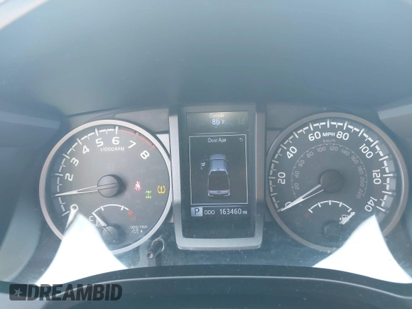 2019 Toyota Tacoma SR with VIN 3TMCZ5AN1KM274625, listed as a IAAI auction lot 42660593 with 163,460 mi miles and . Bid and sale history available at DreamBid. Image 7.