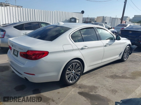 2020 BMW 5 Series 530i with VIN WBAJR3C03LWW55646, listed as a IAAI auction lot 40371444 with 58,029 mi miles and . Bid and sale history available at DreamBid. Image 4.
