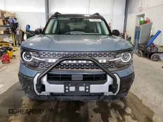 2025 Ford Bronco Sport Big Bend with VIN 3FMCR9BNXSRE15003, listed as a Copart auction lot 57883405 with 4,174 mi miles and Salvage title. Bid and sale history available at DreamBid. Image 5.