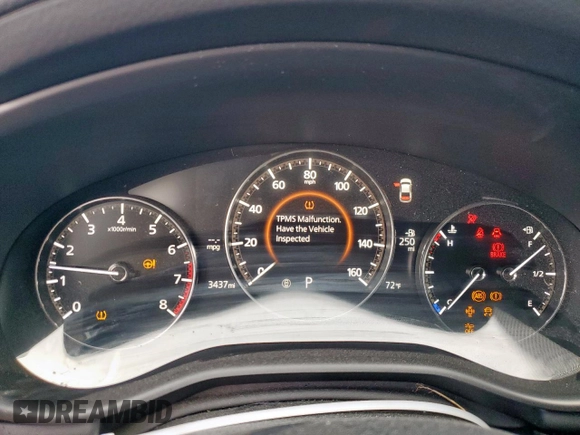 2023 Mazda 3 S Select with VIN 3MZBPABM4PM371032, listed as a Copart auction lot 60151205 with 3,437 mi miles and Salvage title. Bid and sale history available at DreamBid. Image 9.