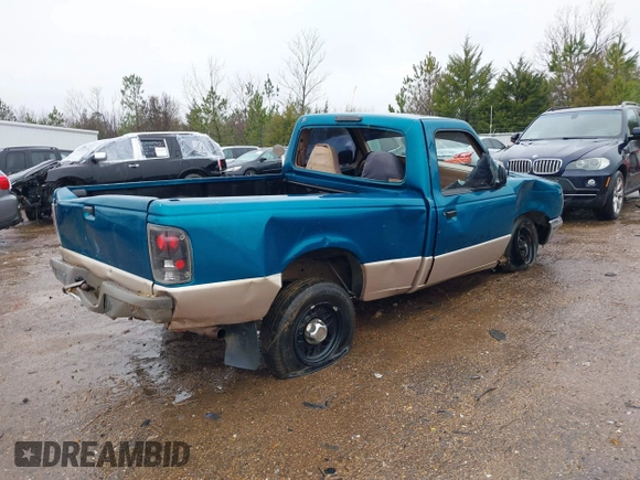 1995 Ford Ranger Splash with VIN 1FTCR10A0SUA22707, listed as a IAAI auction lot 41525471 with 179,976 mi miles. Bid and sale history available at carsss.com. Image 4.