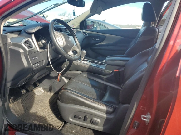 2018 Nissan Murano SL with VIN 5N1AZ2MH5JN130488, listed as a Copart auction lot 48911695 with 133,871 mi miles and Salvage Title. Bid and sale history available at DreamBid. Image 7.