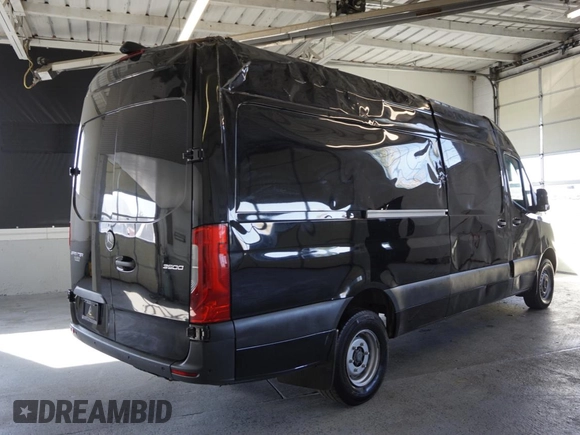2023 Mercedes-Benz Sprinter with VIN W1Y5NCHY6PT121882, listed as a Copart auction lot 74570354 with 78,644 mi miles and Salvage Title. Bid and sale history available at DreamBid. Image 3.