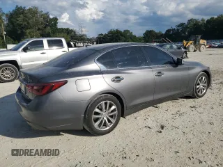2021 Infiniti Q50 Pure with VIN JN1EV7APXMM701738, listed as a Copart auction lot 74363854 with 49,907 mi miles and Clean title. Bid and sale history available at DreamBid. Image 3.