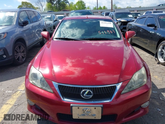 2010 Lexus IS 250 C z VIN JTHFF2C29A2511907, wystawiony jako IAAI lot #41995448 z przebiegiem 206 000 mil mil oraz . Historia ofert i sprzedaży dostępna na DreamBid. Obrazek 12.