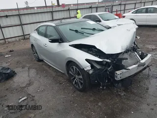 2019 Nissan Maxima SV with VIN 1N4AA6AV0KC371617, listed as a IAAI auction lot 41546826 with 48,707 mi miles and . Bid and sale history available at DreamBid. Image 1.