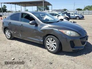 2012 Mazda 3 i Touring with VIN JM1BL1V85C1644077, listed as a Copart auction lot 56778845 with 166,714 mi miles and Salvage title. Bid and sale history available at DreamBid. Image 4.