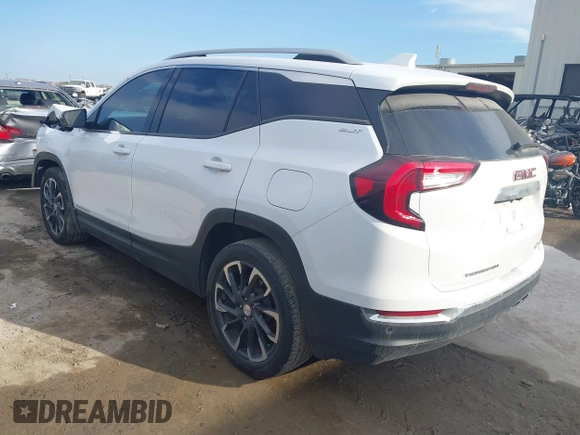 2022 GMC Terrain SLT with VIN 3GKALPEV0NL224814, listed as a IAAI auction lot 41696599 with 65,930 mi miles. Bid and sale history available at carsss.com. Image 3.