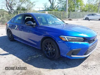 2022 Honda Civic Sport with VIN 2HGFE2F58NH575431, listed as a IAAI auction lot 41786318 with 30,016 mi miles and . Bid and sale history available at carsss.com. Image 1.
