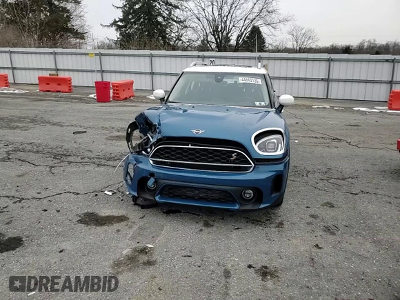 2021 MINI Countryman Cooper S with VIN WMZ83BR00M3M83132, listed as a Copart auction lot 44843135 with 34,835 mi miles and Salvage title. Bid and sale history available at DreamBid. Image 11.
