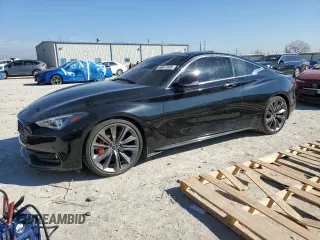 2021 Infiniti Q60 Red Sport 400 с VIN JN1FV7LK3MM530045, выставлен на аукционе Copart как лот 46617935 с пробегом 45 888 миль миль и Списание • Salvage title. История ставок и продаж доступна на DreamBid. Изображение 1.