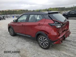2023 Nissan Kicks SR with VIN 3N1CP5DV6PL512065, listed as a Copart auction lot 51049495 with 25,128 mi miles and Salvage Title. Bid and sale history available at carsss.com. Image 2.