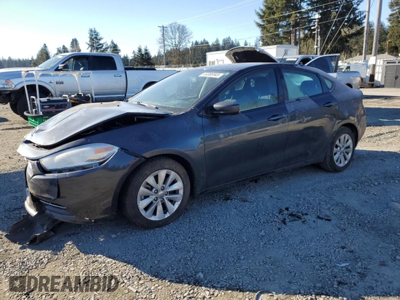 2014 Dodge Dart Aero with VIN 1C3CDFDH8ED668752, listed as a Copart auction lot 44086945 with 110,541 mi miles and Salvage Title. Bid and sale history available at carsss.com. Image 1.