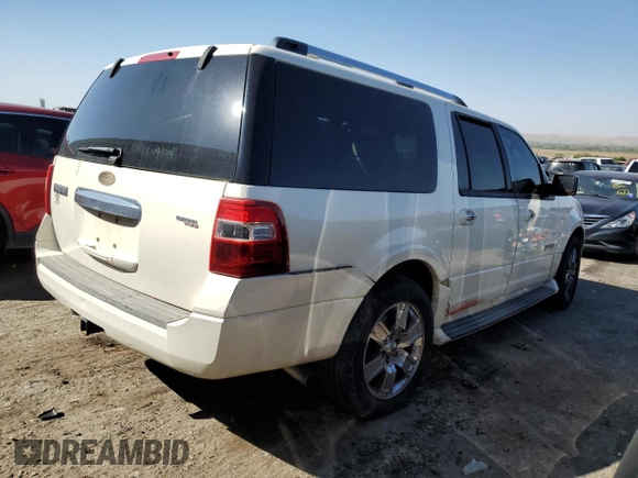 2007 Ford Expedition EL Limited with VIN 1FMFK19537LA13161, listed as a Copart auction lot 74686214 with 0 mi miles and Salvage Title. Bid and sale history available at carsss.com. Image 3.