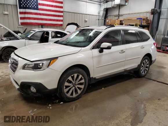 2017 Subaru Outback Touring with VIN 4S4BSETC3H3359855, listed as a Copart auction lot 57104415 with 84,893 mi miles and Salvage title. Bid and sale history available at DreamBid. Image 1.