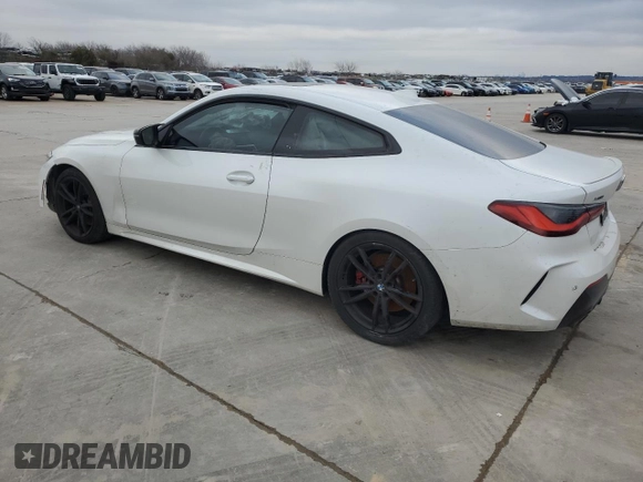 2022 BMW 4 Series 430i xDrive with VIN WBA73AP03NCJ86492, listed as a Copart auction lot 45184625 with Not Provided miles and Clean Title. Bid and sale history available at DreamBid. Image 2.