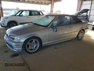 2002 BMW 3 Series 330Ci with VIN WBABS53402JU88908, listed as a Copart auction lot 44438855 with 87,225 mi miles and Salvage Title. Bid and sale history available at carsss.com. Image 1.