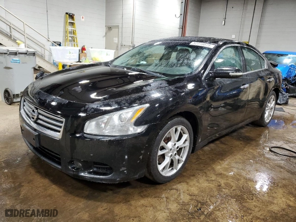 2012 Nissan Maxima 3.5 S with VIN 1N4AA5AP4CC863659, listed as a Copart auction lot 52316075 with 205,159 mi miles and Salvage Title. Bid and sale history available at carsss.com. Image 1.