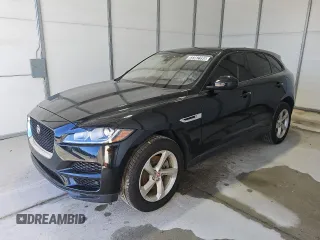 2018 Jaguar F-Pace 30t Premium with VIN SADCJ2GX6JA236046, listed as a Copart auction lot 55982395 with 68,542 mi miles and Clean title. Bid and sale history available at DreamBid. Image 1.