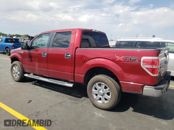 2013 Ford F-150 XL with VIN 1FTFW1EF2DKD00371, listed as a Copart auction lot 57338915 with 158,363 mi miles and Salvage title. Bid and sale history available at DreamBid. Image 2.
