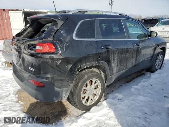 2016 Jeep Cherokee Latitude with VIN 1C4PJLCS9GW264514, listed as a Copart auction lot 45118795 with 117,785 mi miles and Salvage Title. Bid and sale history available at carsss.com. Image 3.