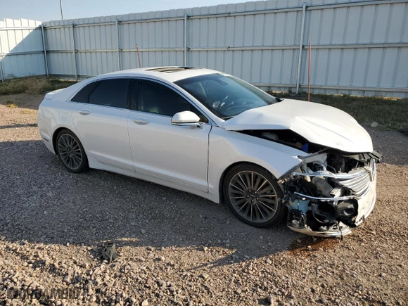 2016 Lincoln MKZ with VIN 3LN6L2JK7GR613316, listed as a Copart auction lot 74279734 with 97,289 mi miles and Salvage Title. Bid and sale history available at carsss.com. Image 4.