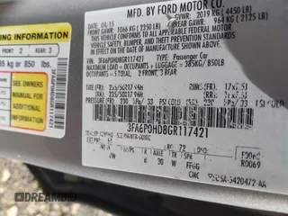 2016 Ford Fusion SE with VIN 3FA6P0HD8GR117421, listed as a IAAI auction lot 42146157 with 136,947 mi miles. Bid and sale history available at carsss.com. Image 9.