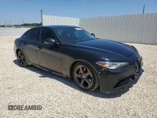 2017 Alfa Romeo Giulia with VIN ZARFAEBN2H7535451, listed as a Copart auction lot 52605275 with 66,904 mi miles and Clean Title. Bid and sale history available at carsss.com. Image 4.
