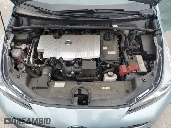 2021 Toyota Prius L Eco with VIN JTDKAMFU4M3136370, listed as a Copart auction lot 53513905 with 63,165 mi miles and Salvage title. Bid and sale history available at DreamBid. Image 11.