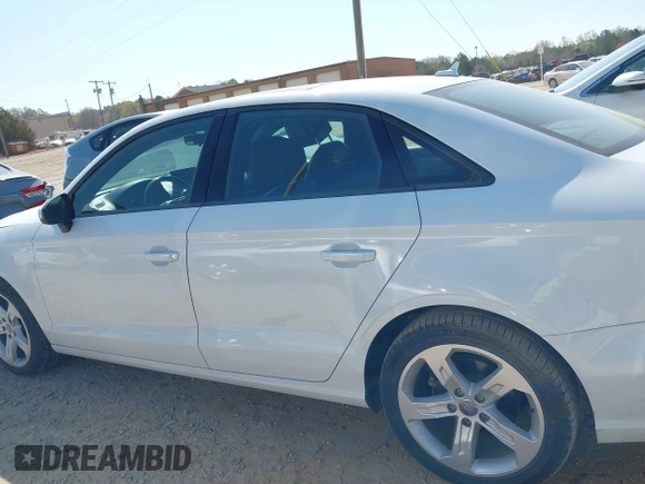 2018 Audi A3 Sedan Premium with VIN WAUAUGFF5J1052777, listed as a IAAI auction lot 41913349 with 82,977 mi miles. Bid and sale history available at carsss.com. Image 14.