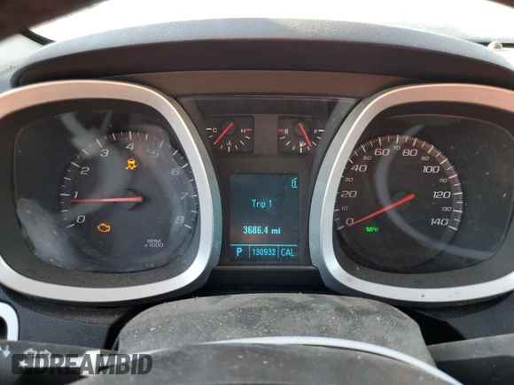 2010 Chevrolet Equinox LT w/2LT with VIN 2CNALPEW3A6312271, listed as a Copart auction lot 53323865 with 130,932 mi miles and Clean Title. Bid and sale history available at carsss.com. Image 9.