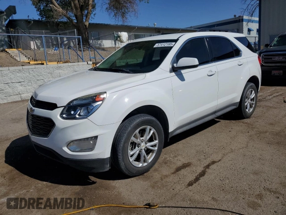 2016 Chevrolet Equinox LT z VIN 2GNALCEK4G1176546, wystawiony jako Copart lot #57412195 z przebiegiem 124 136 mil mil oraz Czysty tytuł • Clean title. Historia ofert i sprzedaży dostępna na DreamBid. Obrazek 1.