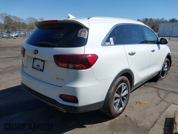 2019 Kia Sorento EX Sport with VIN 5XYPH4A52KG504426, listed as a IAAI auction lot 41868962 with 82,055 mi miles and . Bid and sale history available at DreamBid. Image 4.