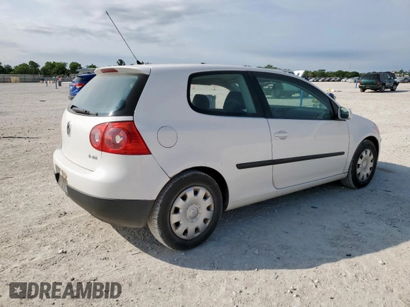 2008 Volkswagen Rabbit S z VIN WVWBA71K98W179887, wystawiony jako Copart lot #57709545 z przebiegiem 73 812 mil mil oraz Szkoda całkowita • Salvage title. Historia ofert i sprzedaży dostępna na DreamBid. Obrazek 3.
