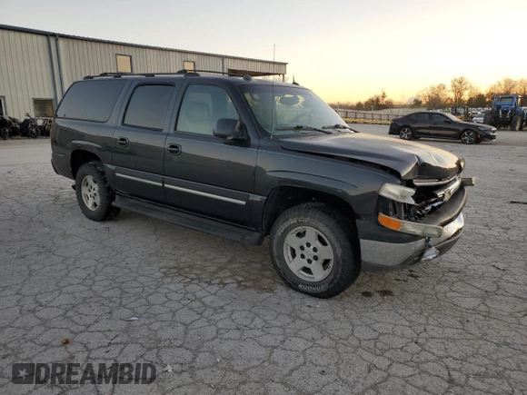 2005 Chevrolet Suburban LS with VIN 3GNFK16Z35G100166, listed as a Copart auction lot 80212574 with 273,151 mi miles and Salvage Title. Bid and sale history available at carsss.com. Image 4.