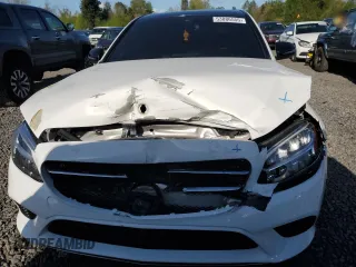 2019 Mercedes-Benz C 300 with VIN 55SWF8DB6KU286703, listed as a Copart auction lot 53886555 with Not provided miles and Salvage title. Bid and sale history available at DreamBid. Image 5.