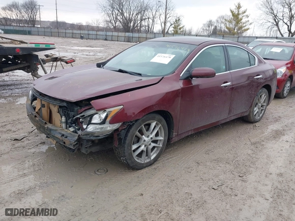 2012 Nissan Maxima 3.5 SV with VIN 1N4AA5AP2CC828781, listed as a IAAI auction lot 41576478 with 151,112 mi miles. Bid and sale history available at carsss.com. Image 2.