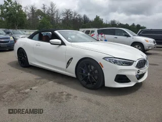 2024 BMW 8 Series 840i with VIN WBADZ4C08RCN02225, listed as a Copart auction lot 63132815 with 5,135 mi miles and Salvage title. Bid and sale history available at DreamBid. Image 4.
